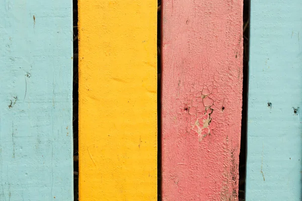 Renkli eski ahşap panoları