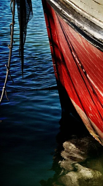 Barcos de pesca reformados — Fotografia de Stock