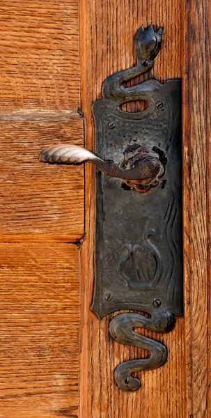 Vintage kapı kolu — Stok fotoğraf