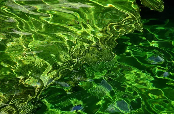 녹색 호수 물 — 스톡 사진