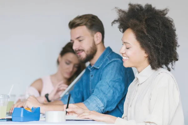 People working together in the office — Stock Photo, Image