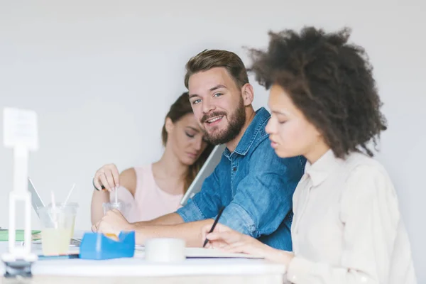 BusinessPeople Working in office — Stock Photo, Image