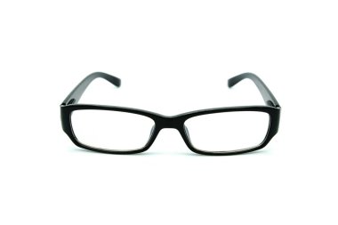 siyah gözlük izole