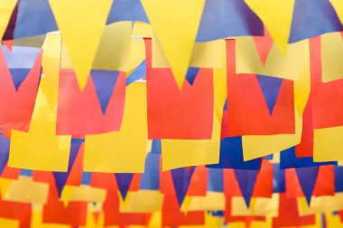 Renkli tatil bayrakları arka plan doku