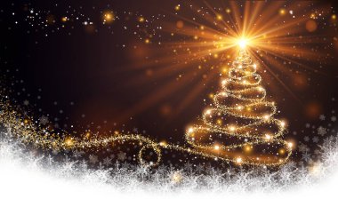 parlayan Noel ağacı