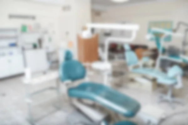 Boş dişçi ofisinde bulanık fotoğraf. Arka plan