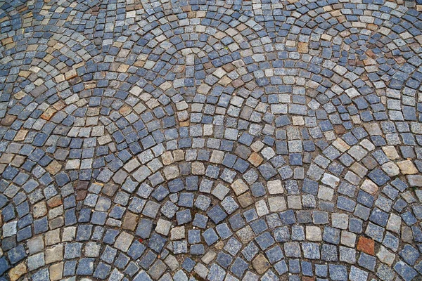 Textura de pedra cinza pavers quadrados rasos — Fotografia de Stock