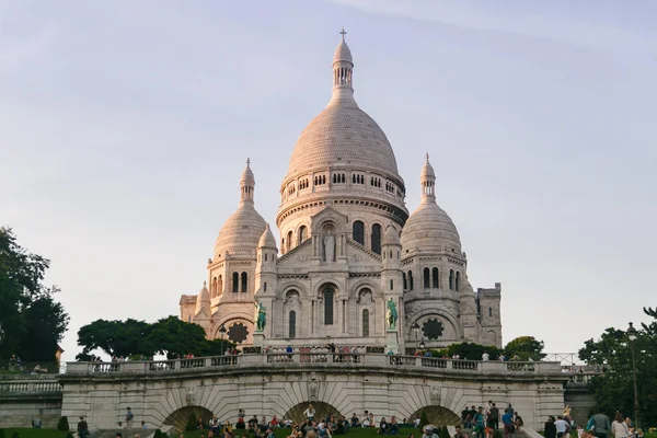 Paris, Frankrike. 9 september 2017. Basilikan Sacré-Coeur, Paris — Stockfoto