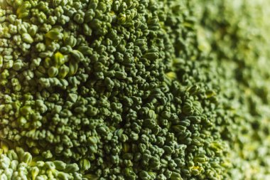 Makro fotoğraf yeşil brokoli çiçek