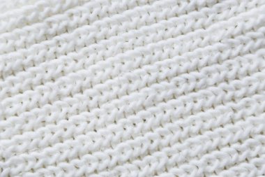 Beyaz örülmüş büyük örgü örülmüş arka plan