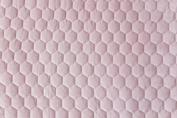 Fondo texturizado tejido de malla de hexágono de color rosa — Foto de Stock