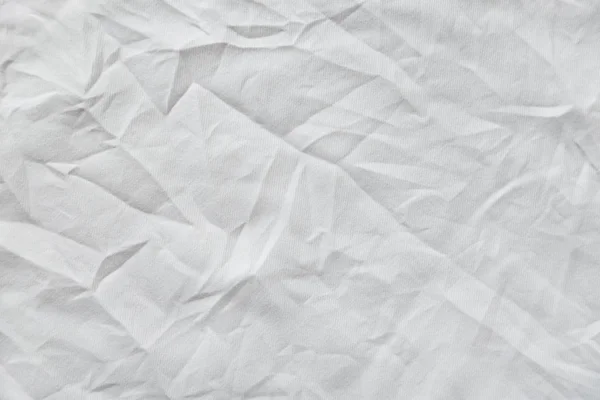 White wrinkled canvas cloth texture background