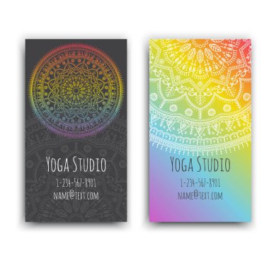 Etnik desen ile kartvizit