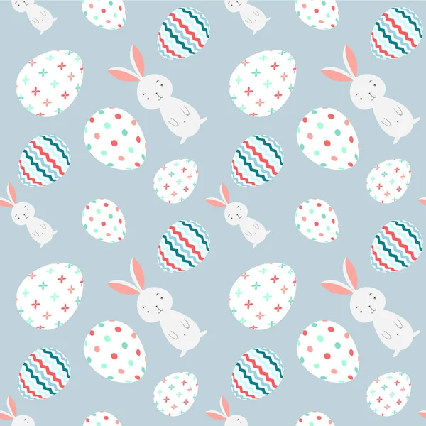 Seamless easter egg pattern — Stock Vector