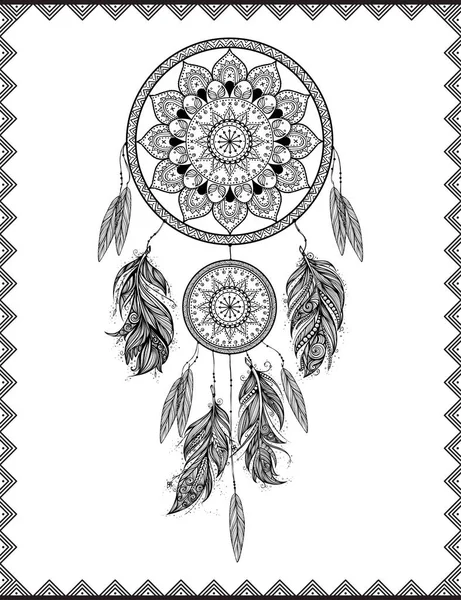 Dreamcatcher, vektör çizim