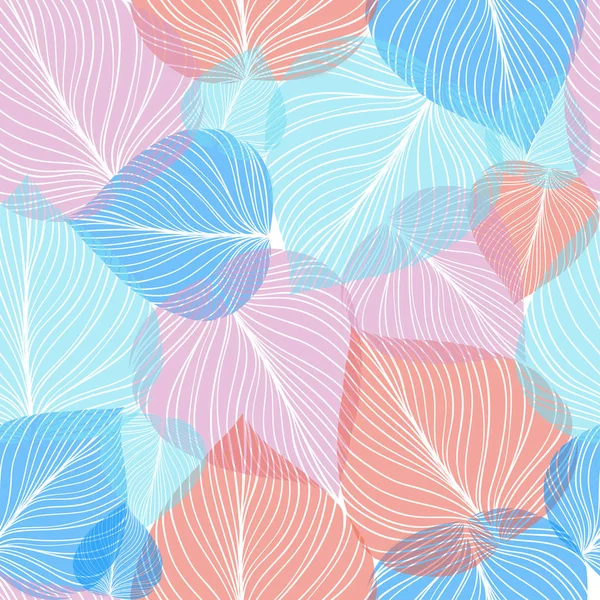 Sorunsuz yaprak arka plan, vektör çizim.