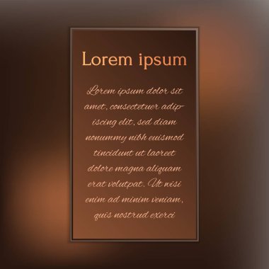 muhteşem koyu çikolata tasarım şablonları daveti veya kapak veya poster arka planı için.