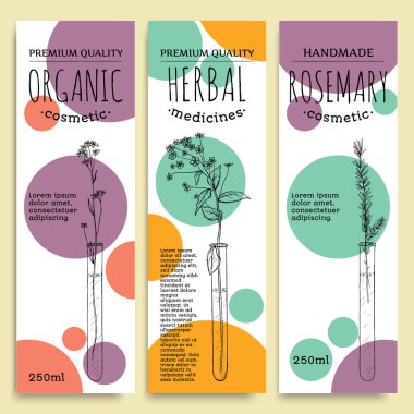 Cilt Bakımı ürün etiketi, premium kalite ürün şablonu