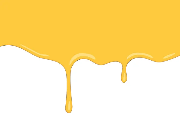 Fluxos de vetor de doce mel sobre o fundo branco em estilo cartoon — Vetor de Stock