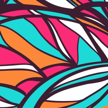 Modern tarzda soyutlama desen. Vektör çizim.