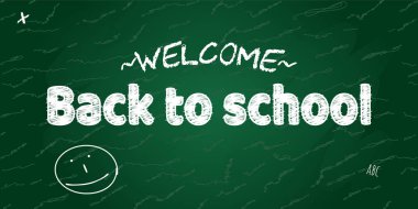 Okulun afişine hoş geldiniz.