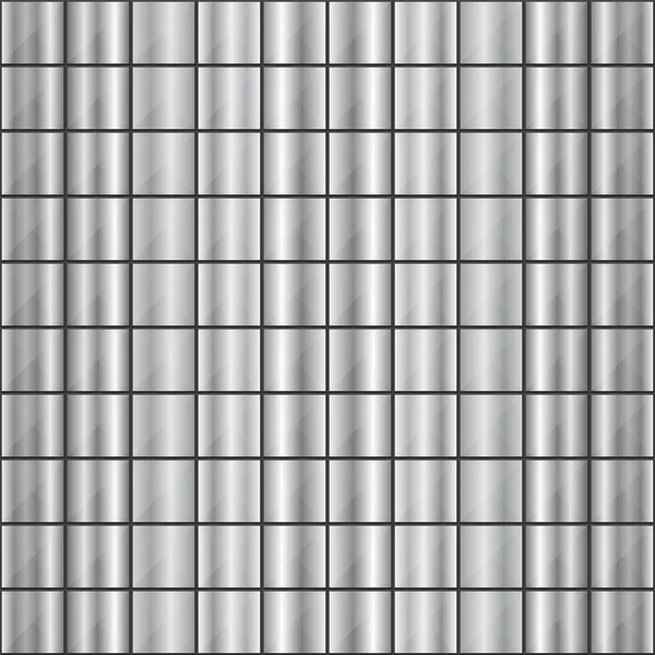 Seamless Square Shaped Steel Studded Pattern Background — Stock Vector