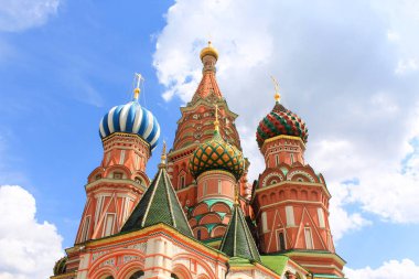 Saint Basil Katedrali Moskova'da ayrıntılarını