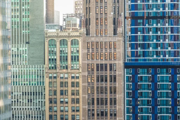 Newyorské městské budovy — Stock fotografie