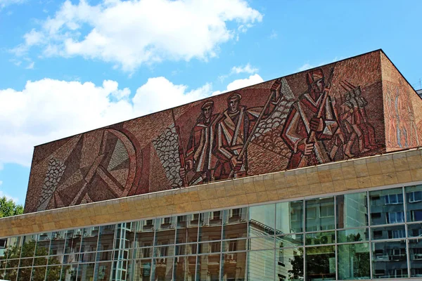 Çekiç ve Orak ile seramik Sovyet Mozaik