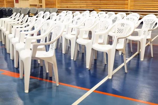 Chairs in a gym