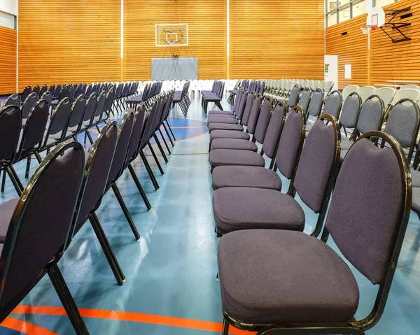 Chairs in a gym