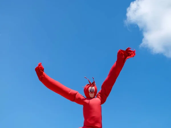 Şişme tuhaf tüp adam