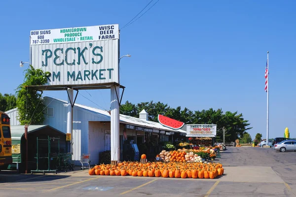 Mercato fresco in Wisconsin, USA — Foto Stock
