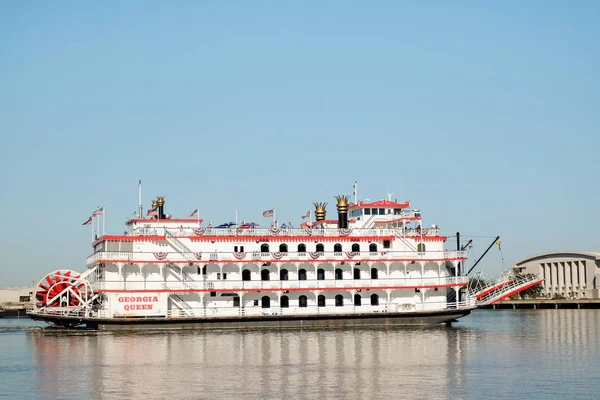 Savannah riverboat Gürcistan kraliçesi gezi üzerinde.