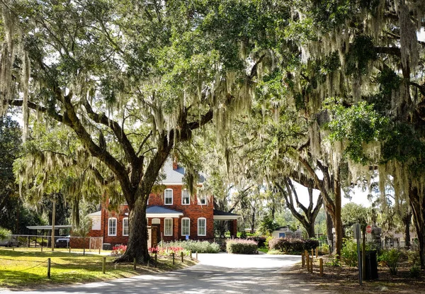 Histórico cementerio de Buenaventura en Savannah Georgia EE.UU. Imagen de stock