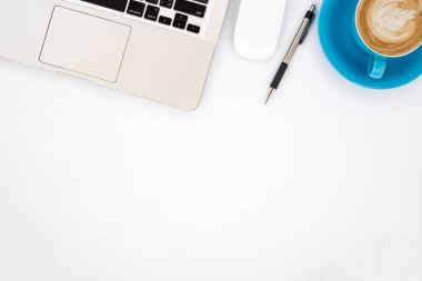 Modern beyaz ofis Resepsiyon Masası