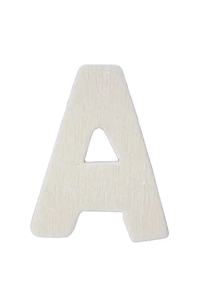 Wooden letter A — Stock Photo, Image