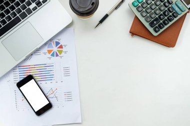 Modern beyaz ofis işyeri