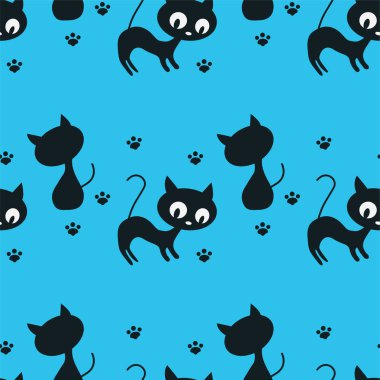 Kara kedi desen harika 