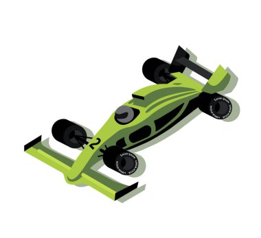 Formula 1 izometrik stili 