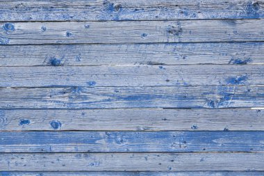Doğal desenli eski mavi ahşap doku.