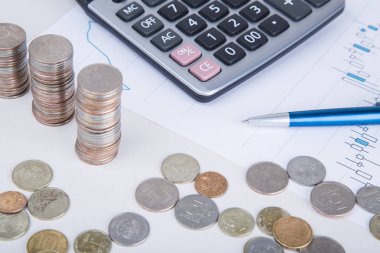 Kavram. iş. Paralar - yatırım ve Interes resmini