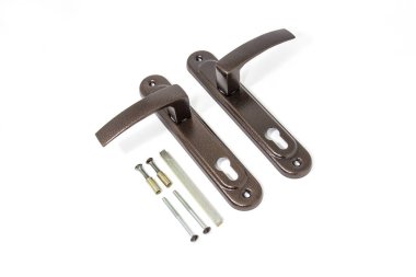 Yakın çekim bak evde kapı yüksek güvenlik kilidi