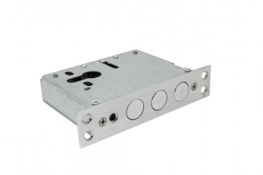 Yakın çekim bak evde kapı yüksek güvenlik kilidi