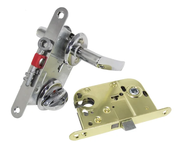 Yakın çekim bak evde kapı yüksek güvenlik kilidi