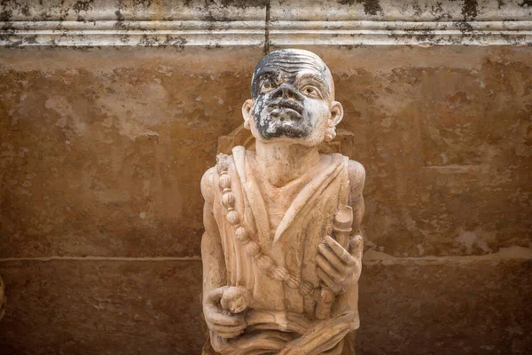 Sicilya, Noto kasabası Barok Wonder Unesco Heritage Sitesi. Det