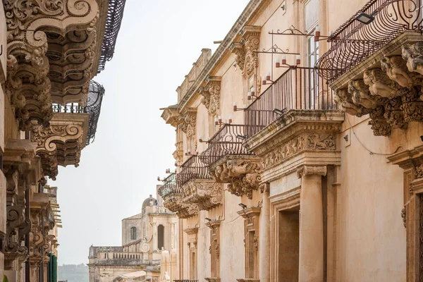 Sicilya, Noto kasabası Barok Wonder Unesco Heritage Sitesi. Det