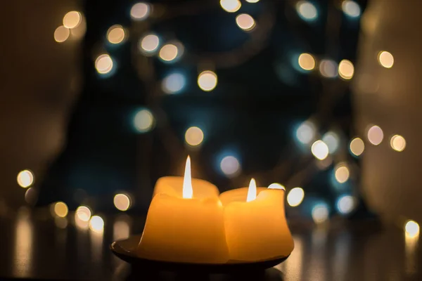 Hermosas velas de primer plano — Foto de Stock