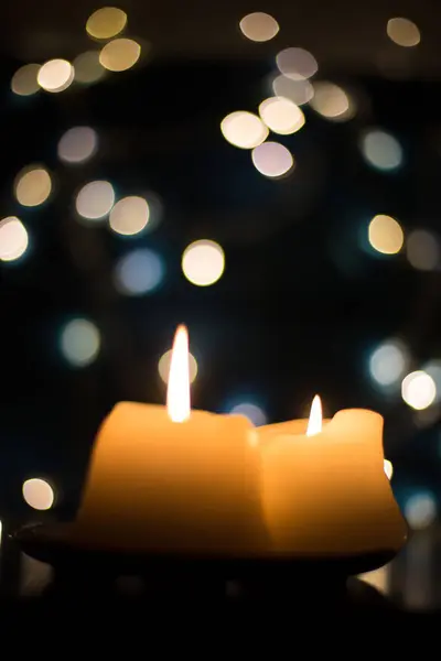 Beautiful candles closeup — Stock Photo, Image