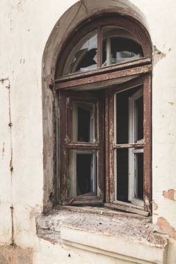 Terk edilmiş bir manor, Hdr içinde terk edilmiş lüks oda